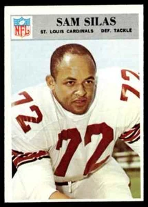1966 Philadelphia Sam Silas RC St. Louis Cardinals #166 - Picture 1 of 2