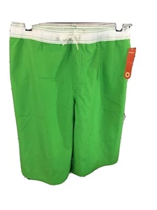 Old Navy Green & White Swim Trunks UPF 50 Boys Size XL (14-16) - Picture 1 of 7