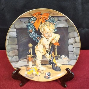 Vintage Ridgewood Christmas Morning 1975 Collector Plate - Picture 1 of 7