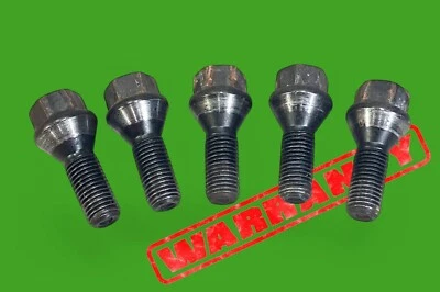 2006-2013 BMW 323I 328I E90 E92 E93 wheel lug nut bolt stud lot set of 5 pcs OEM - Image 1 of 4