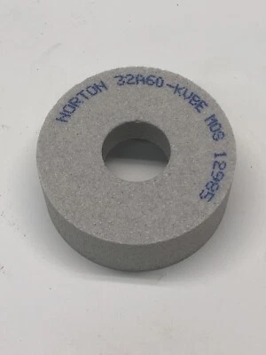 Norton Alundum Grinding Wheel 32A60-KVBE - 12985 - 2-1/2 X 1 X 7/8 - Image 1 of 3