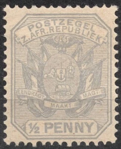 SG200 Sn:#148 1894 1/2 d vagón TRANSVAAL con dos ejes - escudo de armas 1894, HH - Imagen 1 de 2