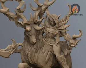 Endelshar on the Forest King | 32 mm | Artisan Guild | Gioco da tavolo | RPG - Foto 1 di 5