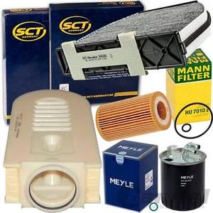 ZESTAW FILTRÓW PAKIET INSPEKCYJNY do MERCEDES C E KLASA GLK W204 W212 X204 CDI - Zdjęcie 1 z 5