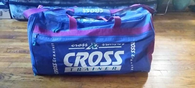 Bolsa de Lona Cross Trainer Vintage Púrpura Gimnasio Bolsa de Lona Entrenamiento Baloncesto Foto 1 de 4