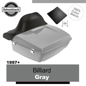 Paquete Advanblack Billar Gris Rushmore King Tour Pak Para Harley/Softail 97+ - Imagen 1 de 13