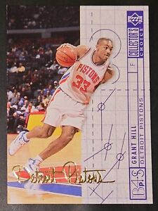 Grant Hill 1994-95 UD Collector's Choice GOLD SIGNATURE PARALLEL Rookie Card 379