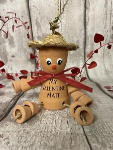 Personalised Valentine’s Day Pot Person, Garden gift for Valentine or Galentine - Picture 1 of 7