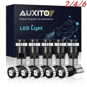 AUXITO T10 LED License Plate Dome Bulbs Light Super Red Bright 168 2825 10/20 - Picture 1 of 21