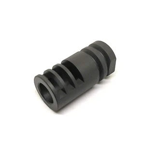 Muzzle Brake Compensator for 9mm Pistol / Glock 1/2-28 Threads W/ Crush Washer - Picture 1 of 4