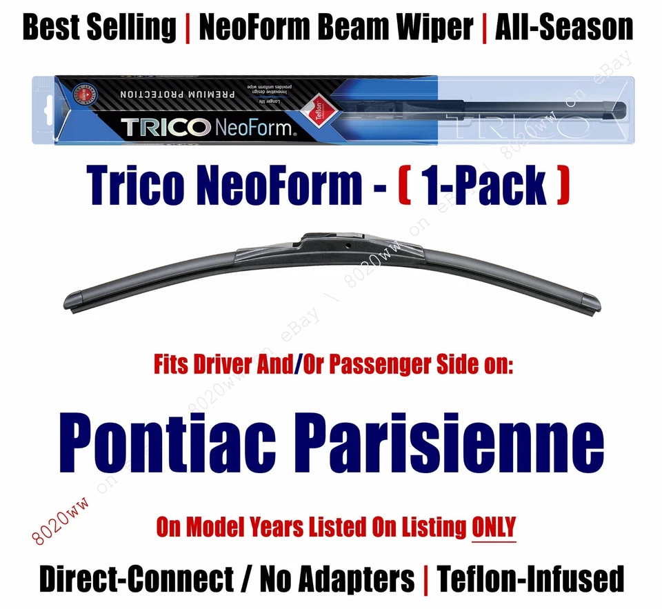 Cantidad 1 Escobilla limpiaparabrisas Super Premium NeoForm para Pontiac Parisienne 16180 1970-1986 Foto 1 de 1