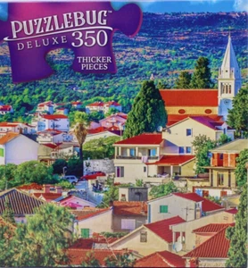 350 Pieces Jigsaw Puzzle Aerial View Rogoznica Croatia 20 X 12 Deluxe - Picture 1 of 3
