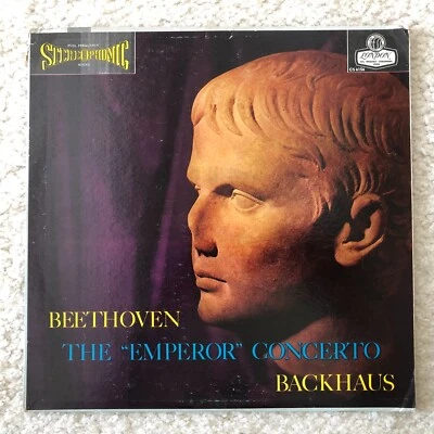 LONDON  FFSS BB WB  CS-6156   BEETHOVEN Piano Concerto NO.5 "EMPEROR"   BACKHAUS - Image 1 of 4