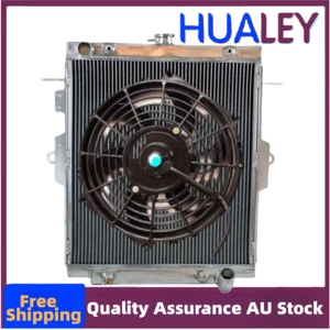 2Row 52MM Radiator+Fan For Toyota Landcruiser HDJ78 HDJ79 HZJ78 HZJ79 1HZ 4.2L - Picture 1 of 10