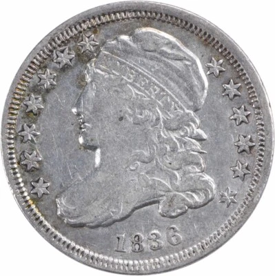 1836 Bust Silver Dime VF Uncertified #912 - Image 1 of 2