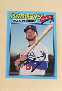 2018 Topps Archives Blue #137 Alex Verdugo /25 Rookie RC #P6110