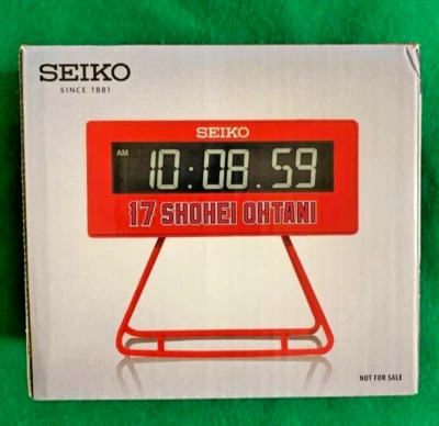 Shohei Ohtani SEIKO Mini Sports Timer Clock Novelty Not for Sale Rare - Image 1 of 4