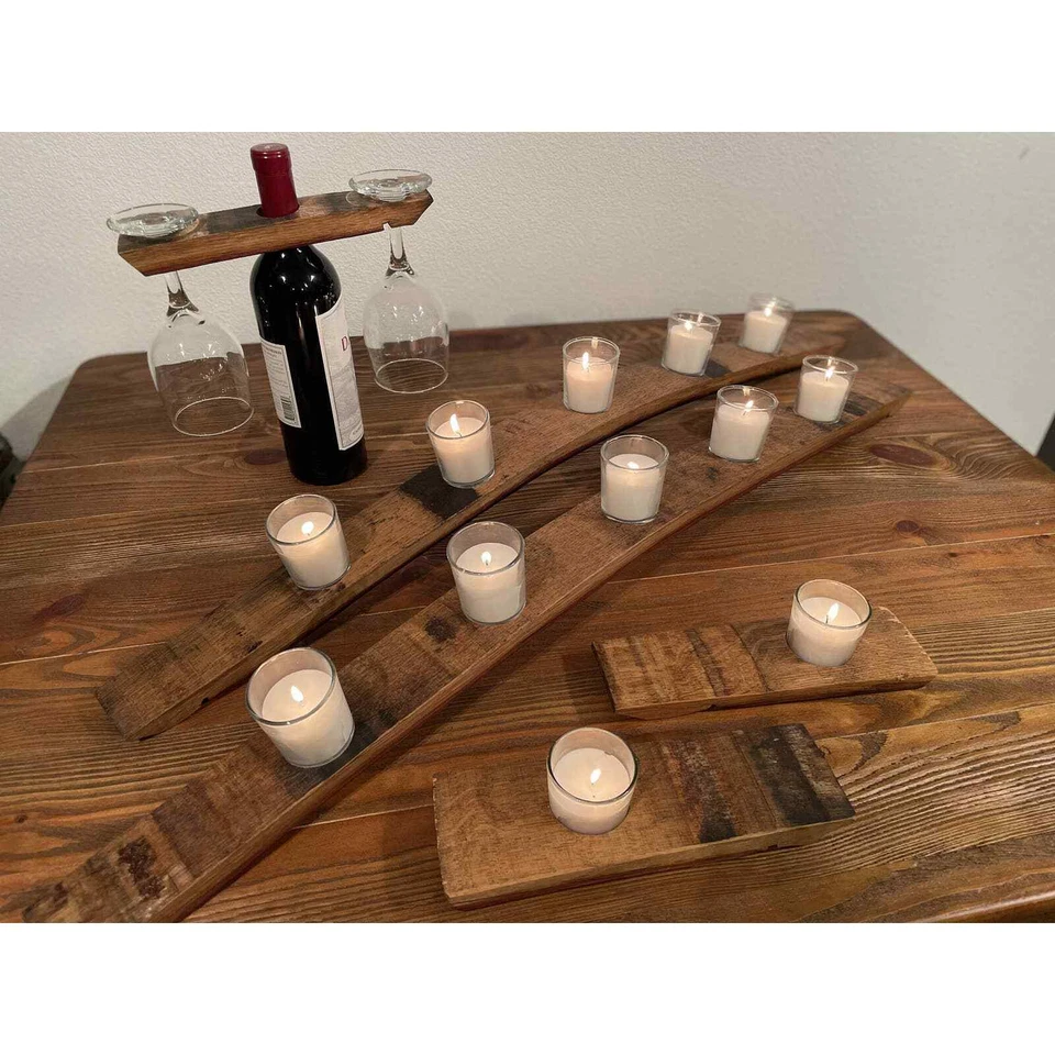 Paquete de 7 accesorios de barril de vino (muebles de barril de vino-barril de whisky-regalos de barril) Foto 1 de 1