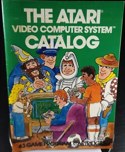 The ATARI Video Computer System Catalog 43 Game Program Cartridge 1981 Green - Picture 1 of 10