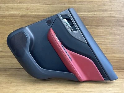 2017-2022 Jaguar F-Pace Red Rear Right Interior Door Trim Panel Card OEM - Image 1 of 4