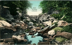 Über der Brücke bei Nineve Connelsville Missouri verschickt 1908 - Bild 1 von 2