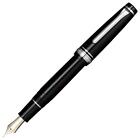 Sailor Professional Gear Silver Fountain Pen Black Medium Nib 11-2037-420