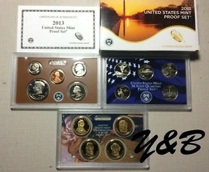 One of 1968 - 2016 Type U.S. mint S Proof set random 14 coins in case BEST GIFT - Picture 1 of 6