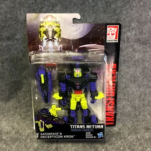 Hasbro Transformers Titans Return Deluxe KROK & Gatorface Combiner Wars POTP New - Picture 1 of 6