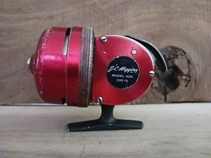 Vintage Red J.C. Higgins Model 535 Spinning Fishing Reel 39510 - Picture 1 of 6