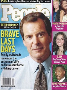 People Magazine August 22 2005 Peter Jennings Eddie Murphy Marilyn Monroe - Imagen 1 de 3