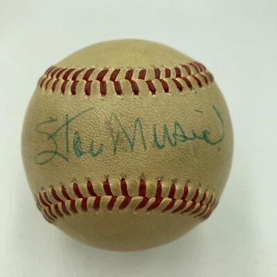 Stan Musial Signed Vintage 1960's Major League Baseball JSA COA - Image 1 of 4
