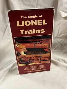 The Magic of Lionel Trains Box Set of 3 VHS TM Books Videos - Picture 1 of 7