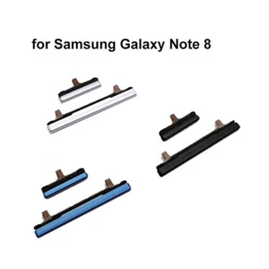 Side Power On Off Volume Button Key For Samsung Galaxy Note8 Parts Black - Picture 1 of 12
