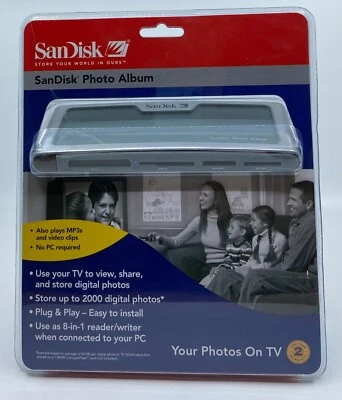 SANDISK Photo Album Card Reader Photos on TV SDV2-A-A30 - Image 1 of 4