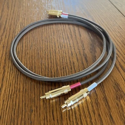 4 Ft. Rca Interconnect Cables  JMB CABLE CO. Audiophile Gold Reference Standard - Image 1 of 4