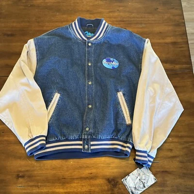 Chaqueta Bomber Tri-Mountain Para Hombre Vintage Denim XXL TouchNET Muy Única Nueva Con Etiquetas Foto 1 de 4