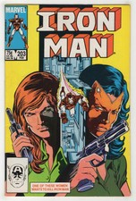 Iron Man #203 (Feb 1986, Marvel) [Madame Masque] Denny O'Neil, Mark Bright -v