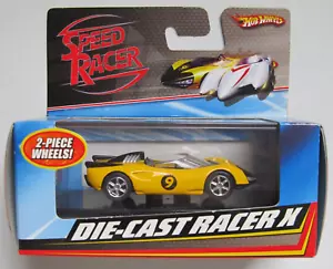 HOT WHEELS 2007 SPEED RACER RACER X With 2-PIECE WHEELS ACRYLIC CASE Rubber Tire - Picture 1 of 6