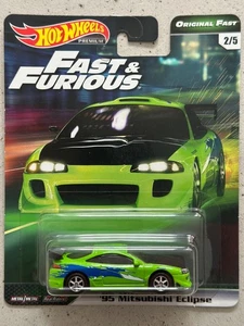 2017 Hot Wheels Fast and Furious 95 MITSUBISHI ECLIPSE Original Fast Paul Walker - Picture 1 of 5