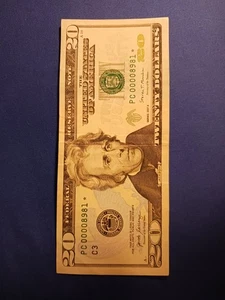 STAR NOTE WITH AWESOME SERIAL # N ERRORS TOO READ DESCRIPTION FOR FULL INFO - Picture 1 of 20