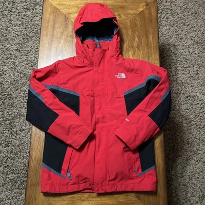 The North Face Hyvent Jacket Red 3-in-1 Layered Winter Coat Youth Boys 14/16 - Image 1 of 4