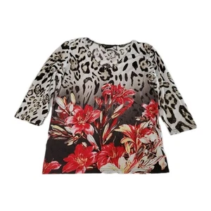 Camicetta donna Valentina multicolore taglia small 100% poliestere mezza manica - Foto 1 di 12