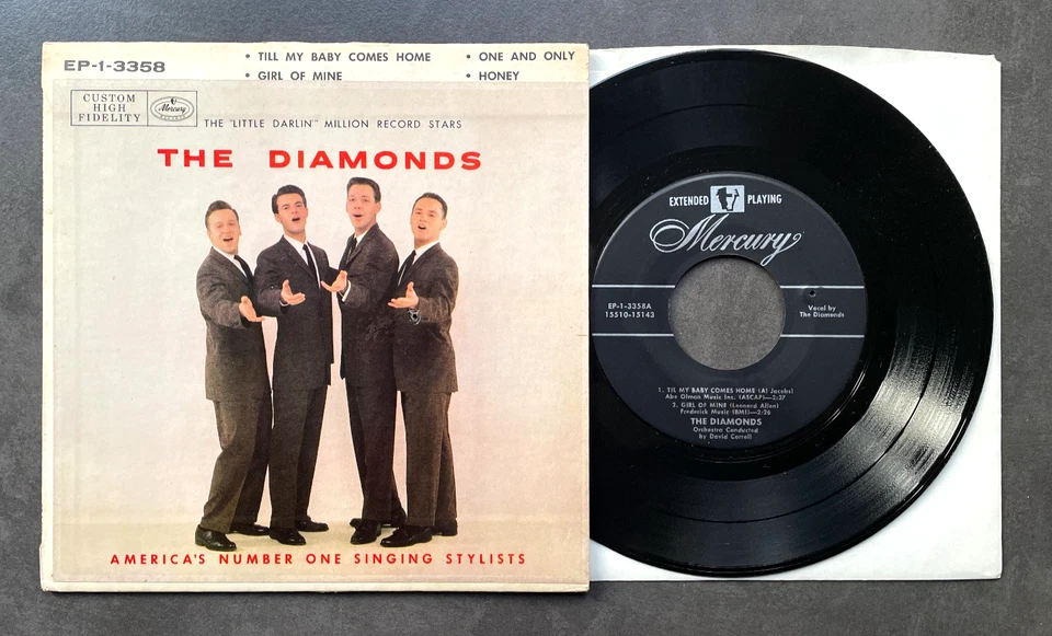 EP The Diamonds - Till My Baby Comes Home - US Mercury Doo Wop - Image 1 of 1