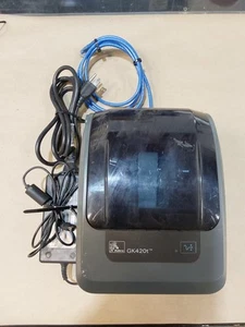 Zebra GK420T Thermal Label Printer W/ Power Cord  - Afbeelding 1 van 2