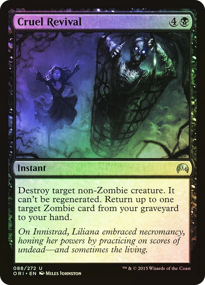 MTG FOIL Cruel Revival  - Magic Origins #088 - Image 1 of 1