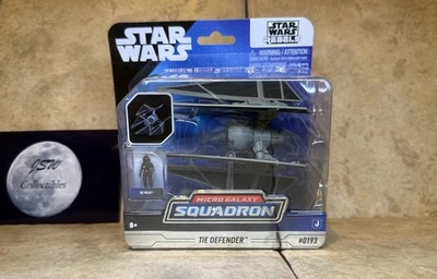 Star Wars Micro Galaxy Squadron Series 9 Tie Defender com Piloto #0193 NOVO - Imagem 1 de 4