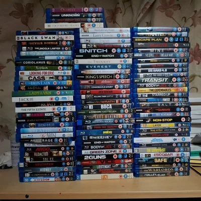 94 X Blu ray Job Lot bulk bundle mix of movies films Action Comedy Family Kids 6 - Image 1 of 4