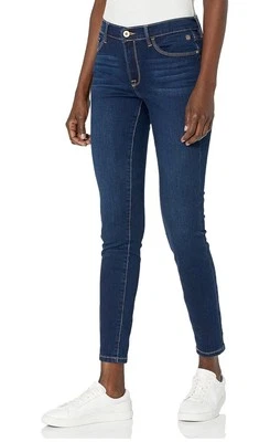 Nuevo Talla Pequeña US 6 💙 Tommy Hilfiger Línea Premium Jeans Bootcut Mujeres Pantalones Azules Foto 1 de 4