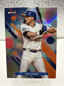2025 Topps Finest Corey Seager #49 Refractor Common Texas Rangers - Picture 1 of 2