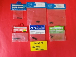 LOTE 13 TORNILLOS SILENCIADORES SILENCIADOR OS ASP PIEZAS MOTOR AVIÓN RC VINTAGE - Imagen 1 de 1